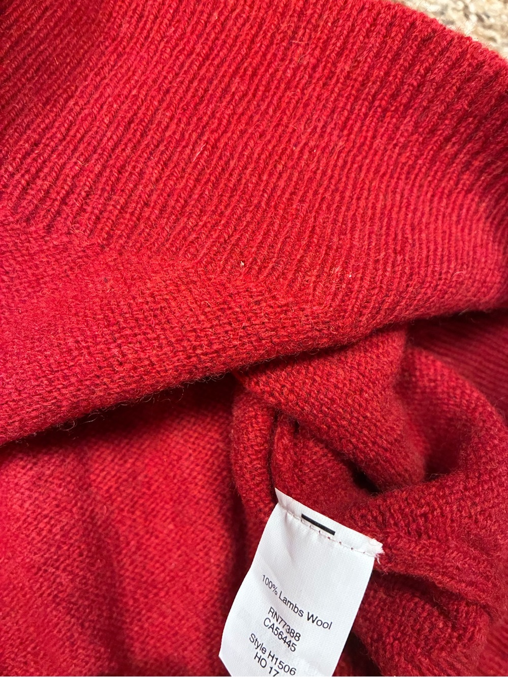 J.Crew Men’s 100% Lambs Wool Ski Trees Holiday Theme Sweater - Picture 5 of 12